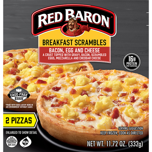 RED BARON® Breakfast Scrambles Bacon, Egg and Cheese Pizza