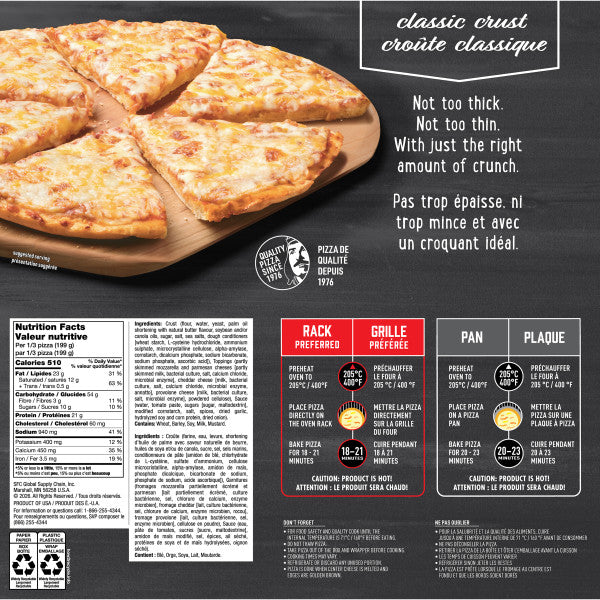 Red Baron Classic Crust Four Cheese Frozen Pizza