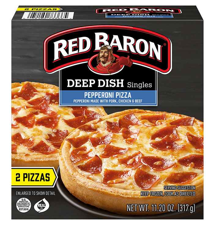 RED BARON® Singles Pepperoni Deep Dish Pizza