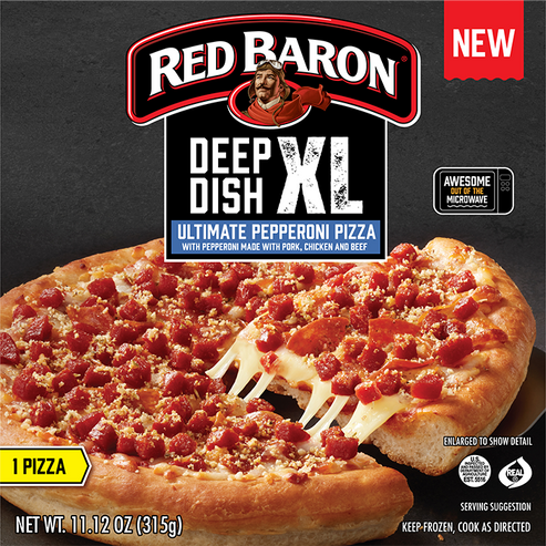 Red Baron® Frozen Pizza – RED BARON®Deep Dish XL Ultimate Pepperoni Pizza