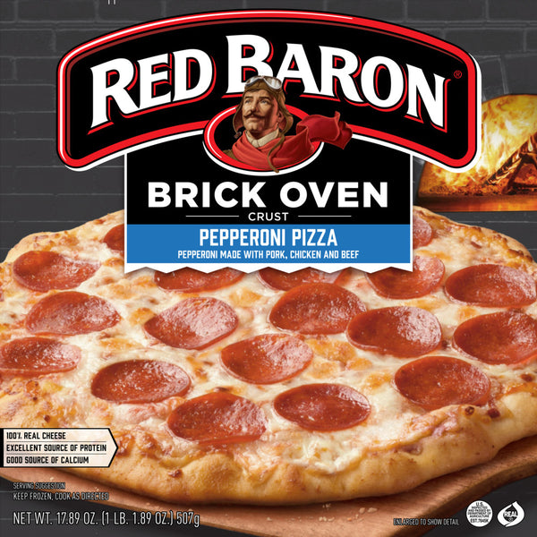 Red Baron® Frozen Pizza – RED BARON® Brick Oven Pepperoni Pizza