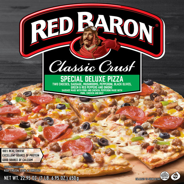 Red Baron® Frozen Pizza – RED BARON® Classic Crust Special Deluxe