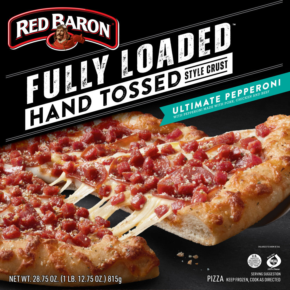 Our Hand Tossed Style pizza crust will soon become your favorite in the frozen aisle; the golden crust bakes to pillowy, chewy perfection.