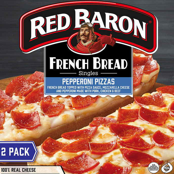 Enjoy hearty French Bread on perfectly, crispy crust as an appetizer, snack or meal.
