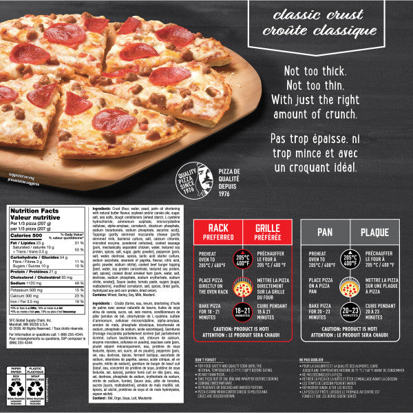 Red Baron Classic Crust Four Meat Frozen Pizza