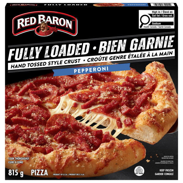 Red Baron Frozen Pizza Fully Loaded Hand Tossed-Style Pepperoni