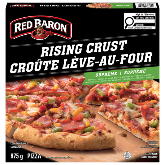 Red Baron Rising Crust Signature Supreme Frozen Pizza