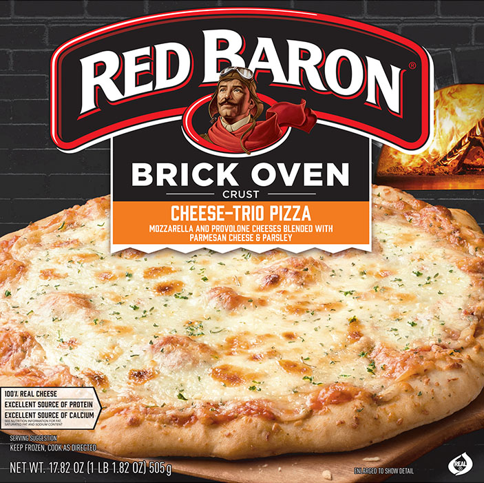 RED BARON® Brick Oven Cheese-Trio Pizza RED BARON® Brick Oven Cheese-Trio Pizza