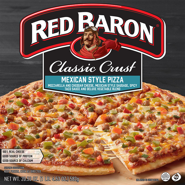 RED BARON® Classic Crust Mexican Style Pizza RED BARON® Classic Crust Mexican Style Pizza
