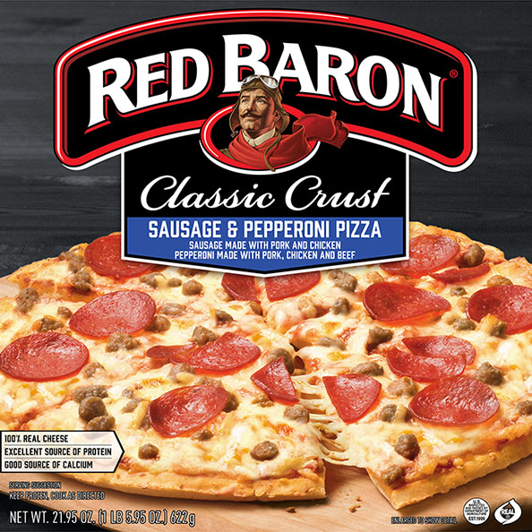RED BARON® Classic Crust Sausage & Pepperoni Pizza
