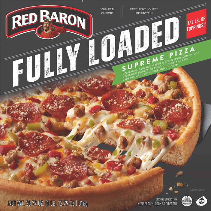 Red Baron launches 'Fully Loaded' pizza and will give some away