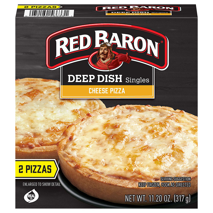 RED BARON® Singles Cheese Deep Dish Pizza RED BARON® Singles Cheese Deep Dish Pizza